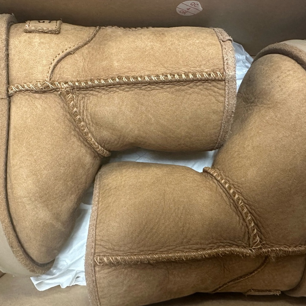 Tan Shearling Boots